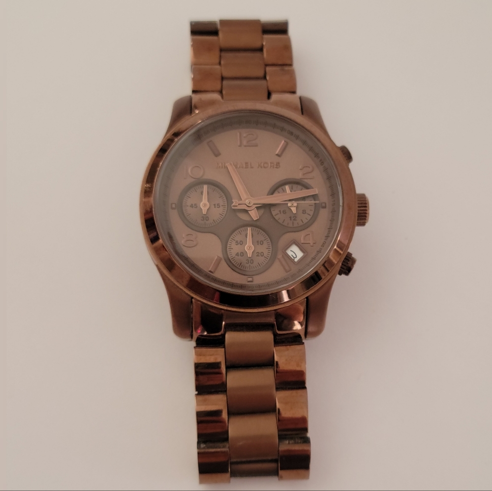 EUC Chocolate Brown Michael Kors Watch